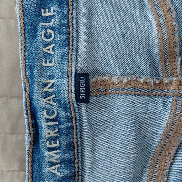 American Eagle Outfitters Super High Rise Baggy Straight Jeans - Picture 5 of 11